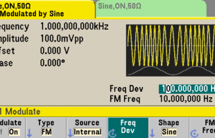 WAVEFORM MODULATION WITH YOUR FUNCTION GENERATOR